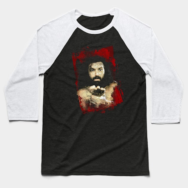 Brody Portrait Baseball T-Shirt by Mark Out Market